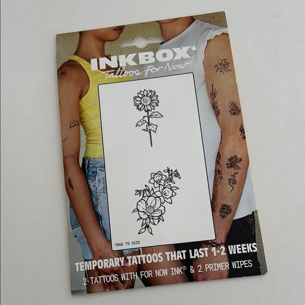 Inkbox Temporary Tattoos - Floral Design‎ Halloween
